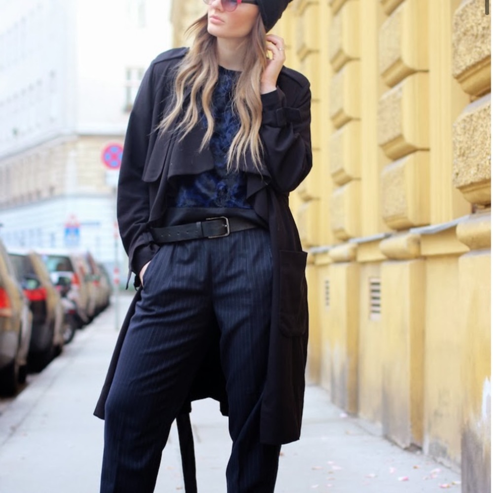 H&M trench coat size12